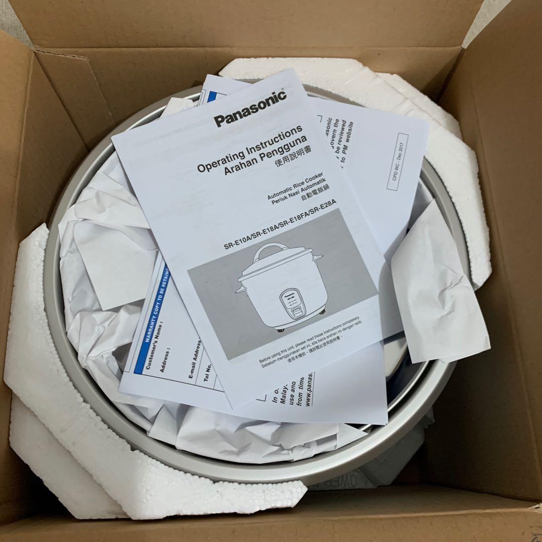 Panasonic SRE18A Rice Cooker 1.8L Sky Blue, TV & Home Appliances