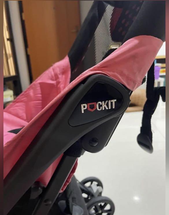 pockit stroller pink