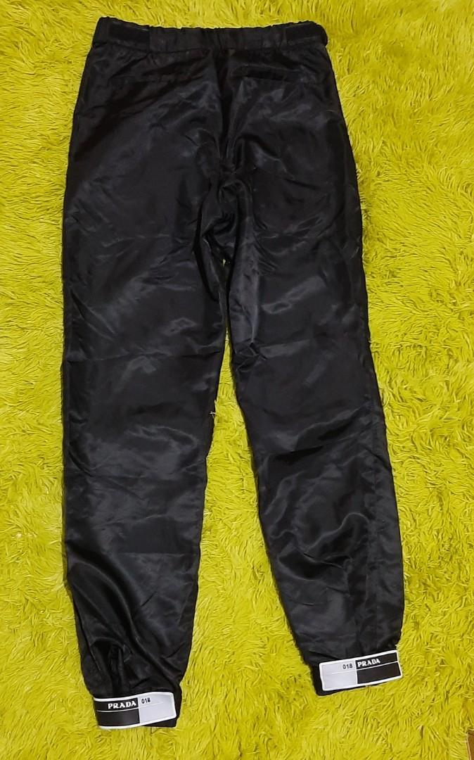 Prada Gabardine Nylon Trousers Men s Fashion Bottoms Trousers