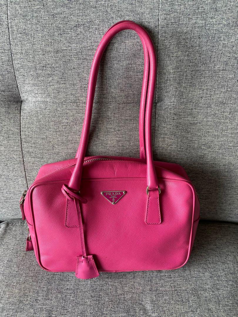 Pink prada bag vintage store