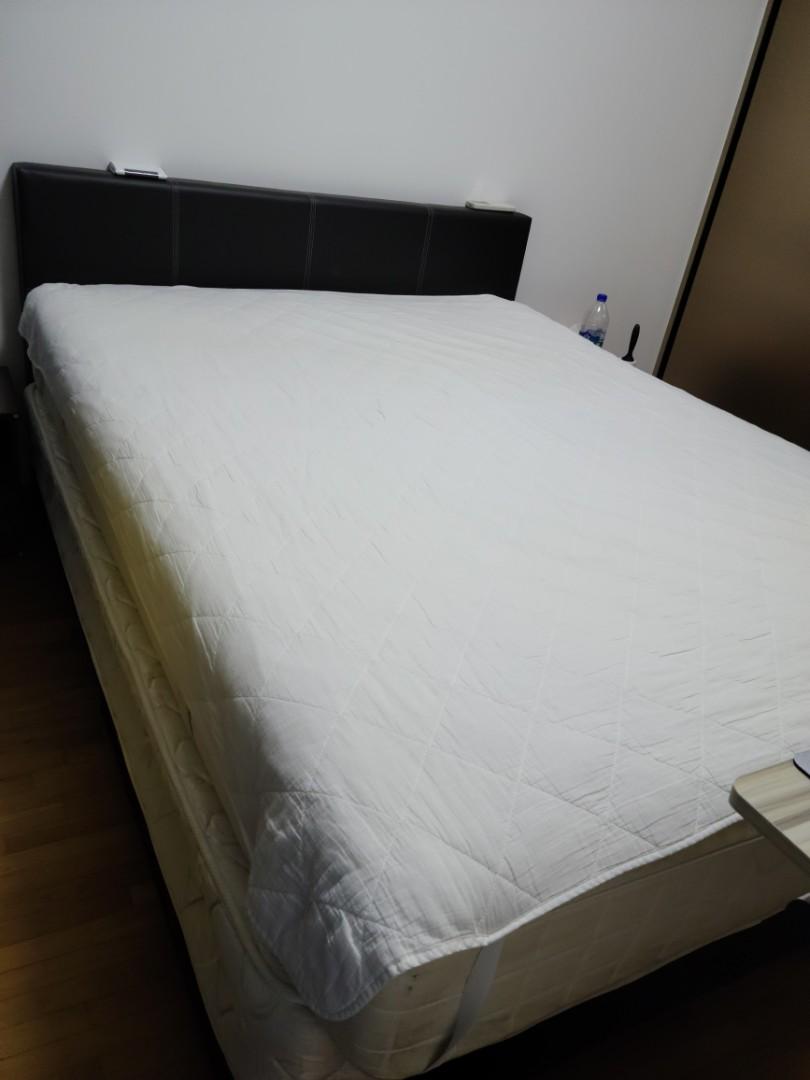 Queen Size Ikea Hyllestad Mattress, Furniture & Home Living, Furniture