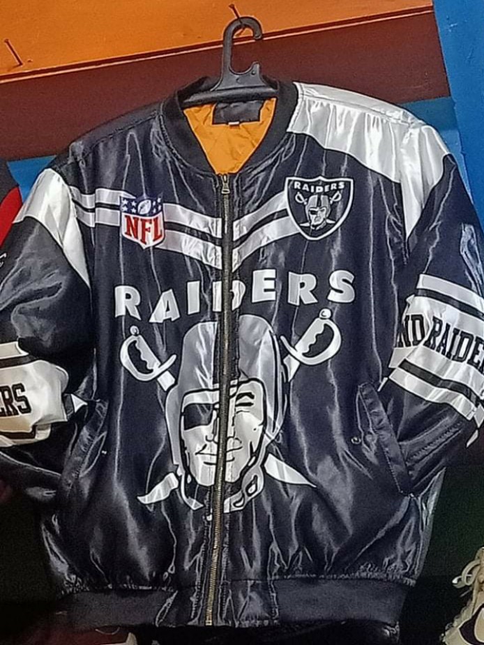 Raiders Baseball Button Shirt, Men's Fashion, Coats, Jackets and Outerwear  on Carousell