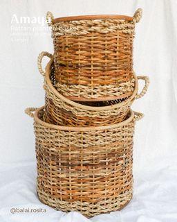 Rattan Basket/Planter (Amaya)