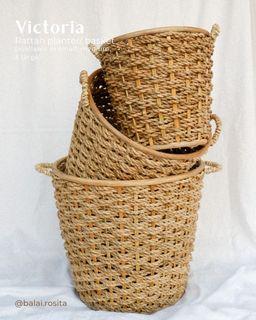 Rattan Basket/Planter (Victoria)