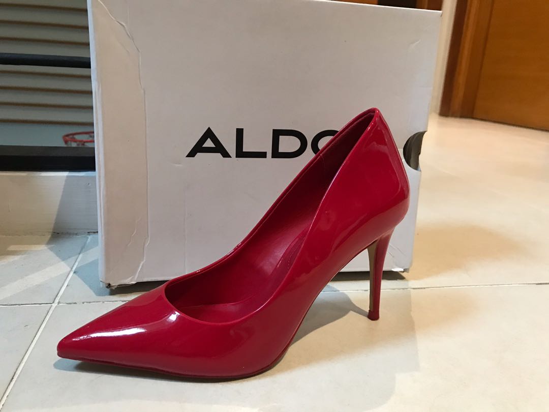 aldo red stilettos