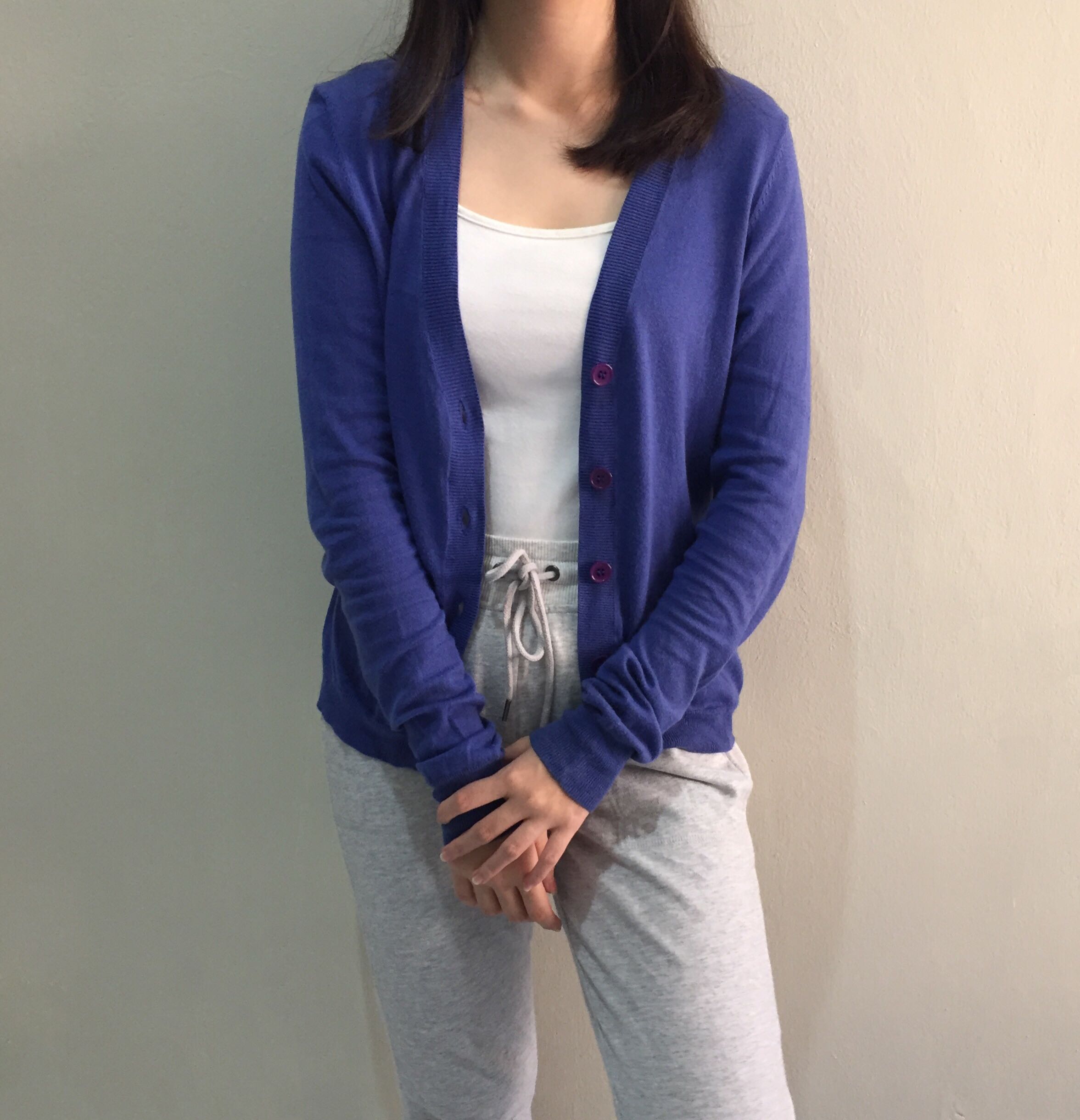 royal blue sweater jacket