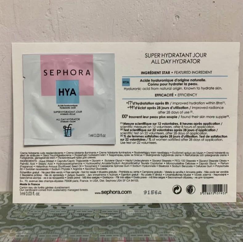 sephora hya moisturizer