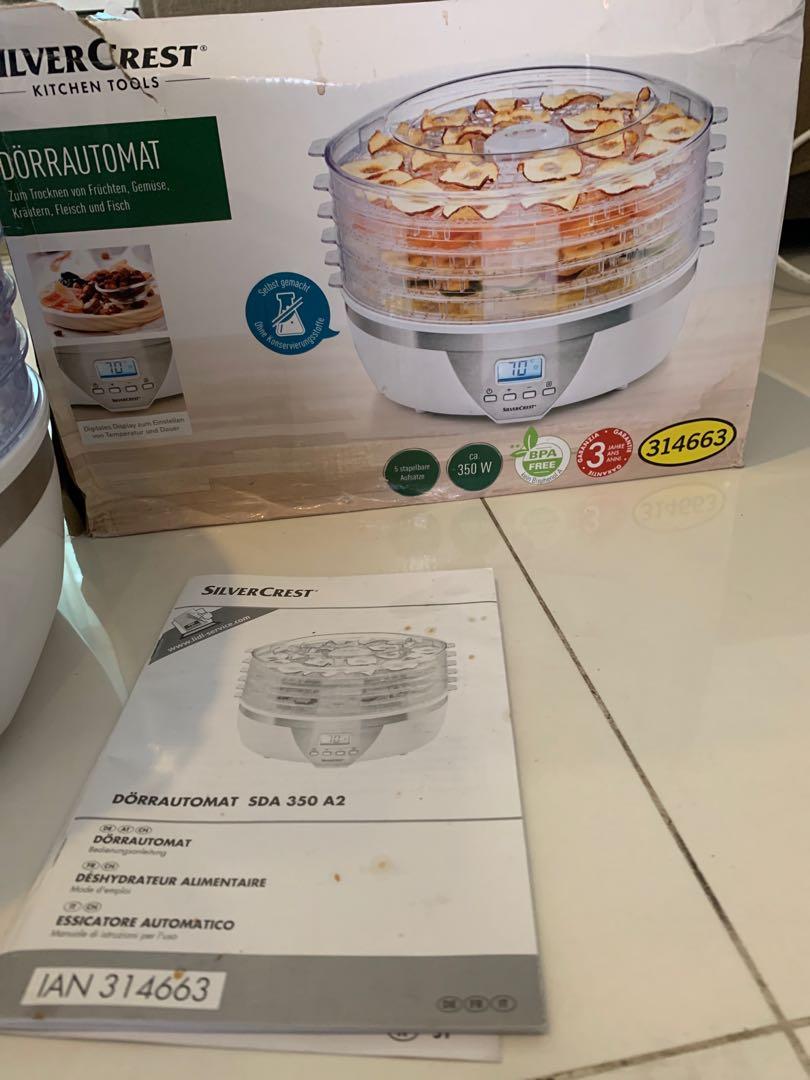 Food and Fruits Dehydrator Silvercrest, Furniture & Home Living, Kitchenware & Tableware, Food