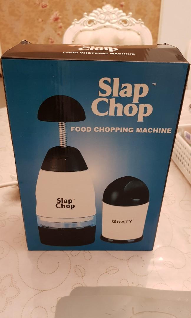 Slap Chop Multi-Purpose Food Chopper w/Graty Cheese Grater 