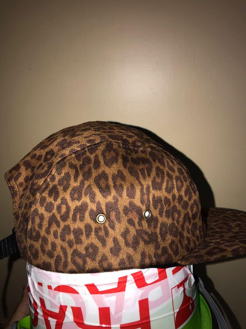 Supreme leopard print hat hotsell