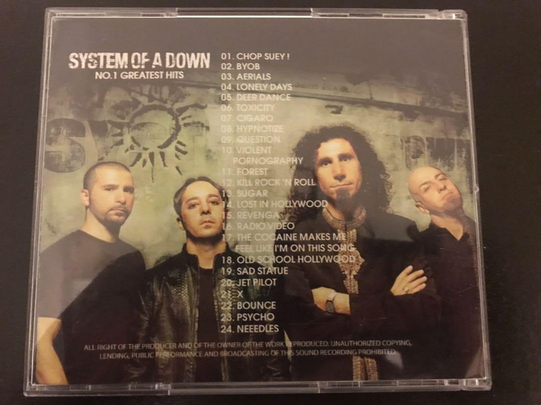 System of a down greatest hits new arrivals