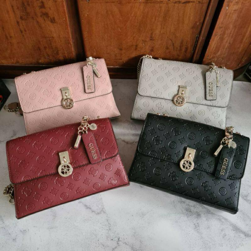 tas Original guess convertible bag, Fesyen Wanita, Tas & Dompet di Carousell