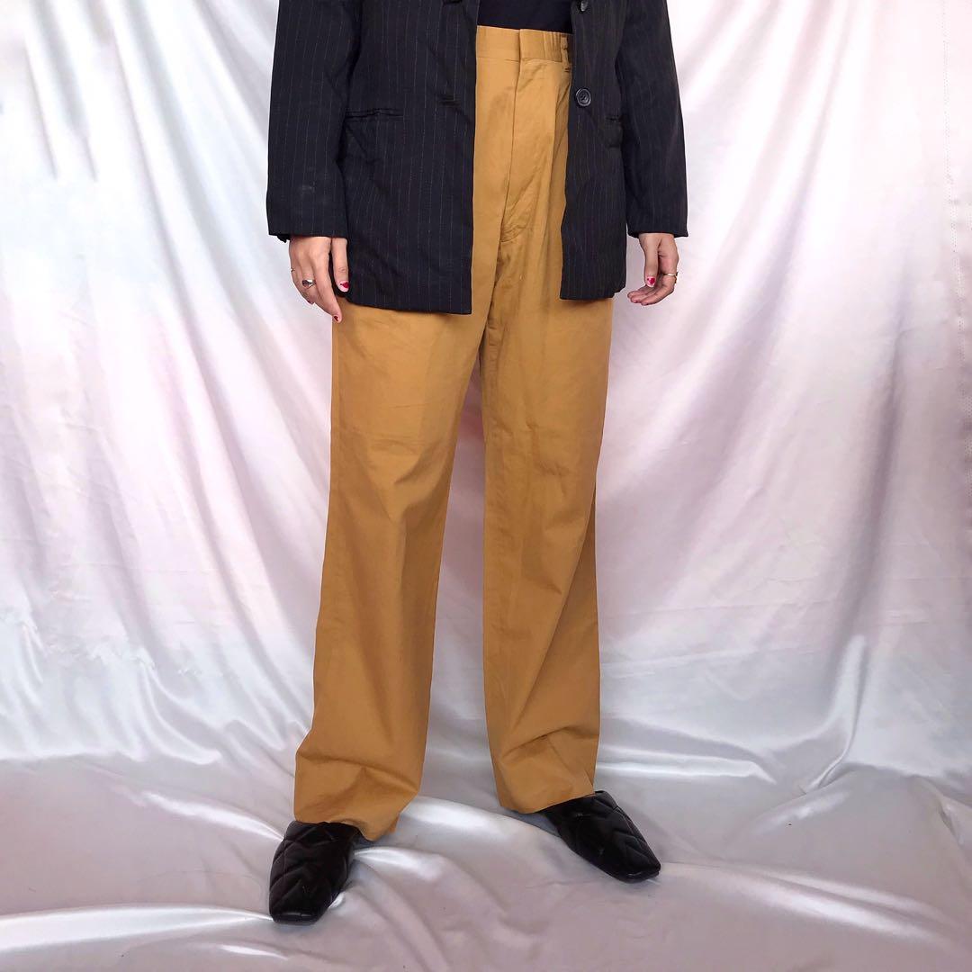 Thrift Preloved Daks London Mustard 