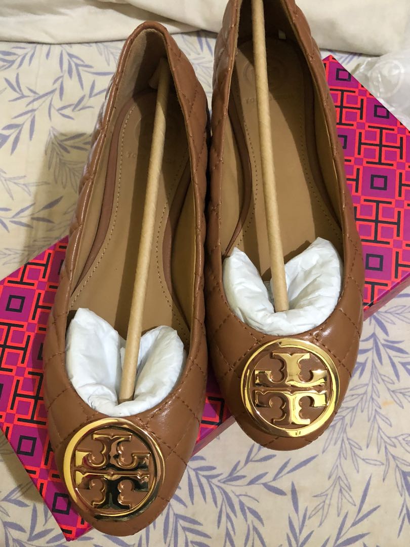 Tory Burch Benton Quilted Ballet Flats, Women's Fashion, Footwear, Flats &  Sandals on Carousell