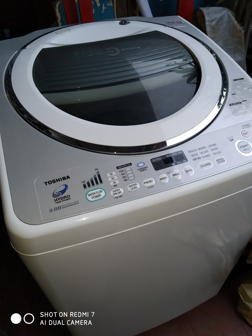 Toshiba washing sale machine 14kg