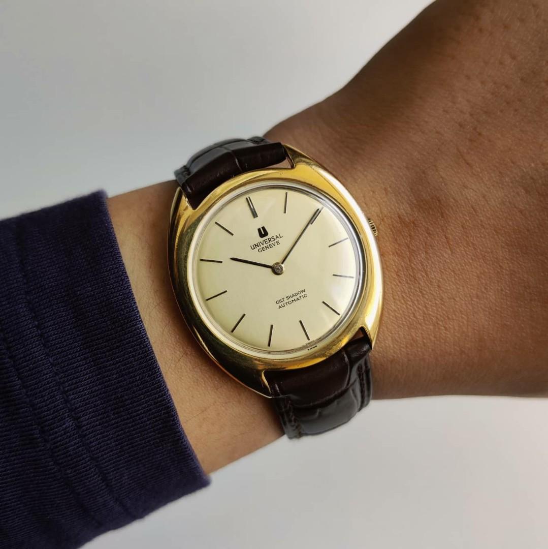Universal geneve clearance gilt shadow automatic