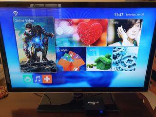 Used 37" LED TV with SMART ANDROID BOX