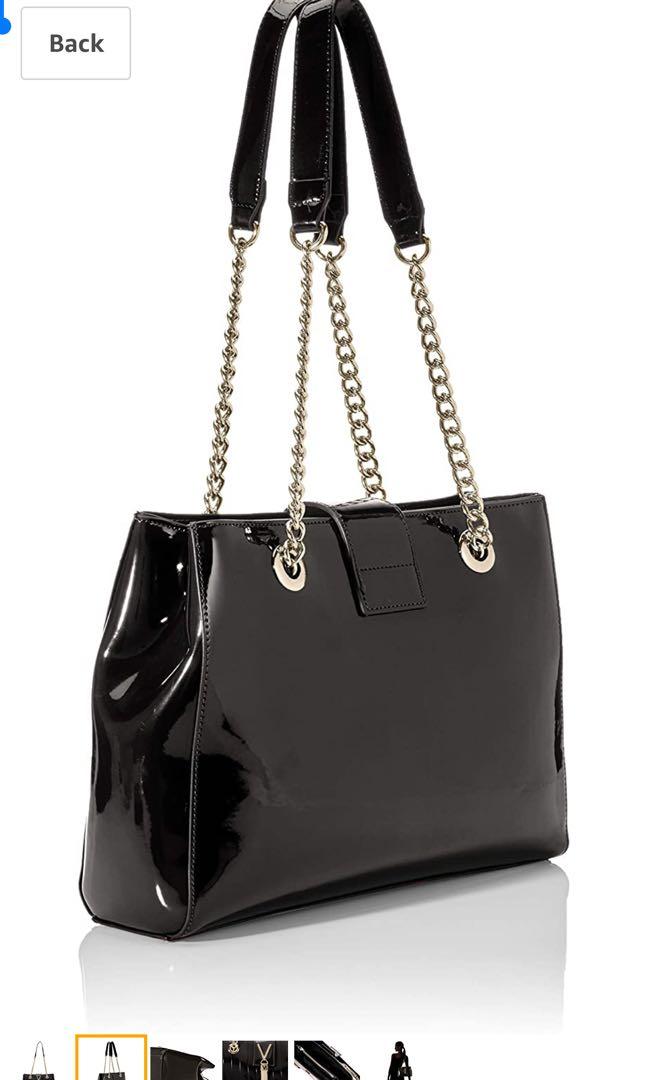 Valentino by mario valentino bongo patent hot sale small shoulder bag