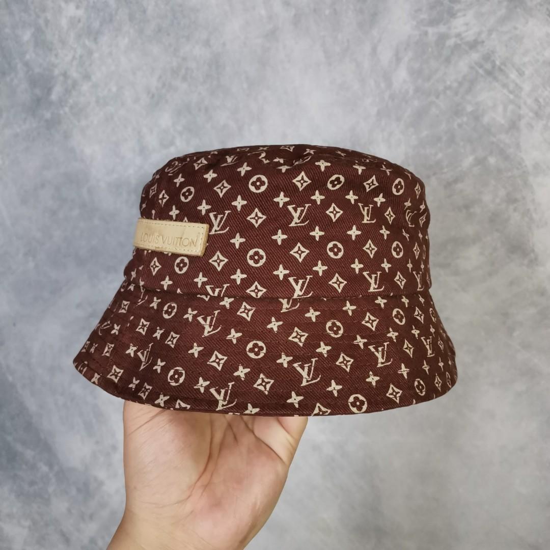 LV Mono Bucket Hat (Brown), Women's Fashion, Watches & Accessories, Hats &  Beanies on Carousell
