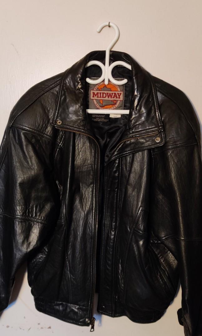 Midway leather jacket sale