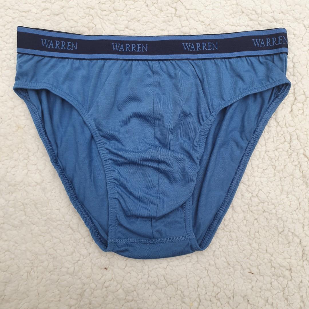 Warren Underwear 3pcs Hipster Brief (Marine Blue, Ink Blue and Single Dye  Ink Blue) 3-530