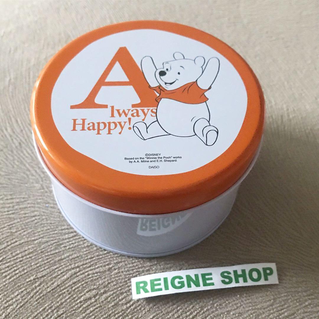 WINNIE THE POOH TIN CAN CASE (Category: Storage Boxes & Baskets) located in Pasig City. Submitted by reigneshop (Listing ID 1066894694, Image 1). Description: .