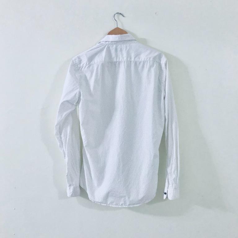 Zara man long sleeve men's formal shirt, kemeja (L size), Men's Fashion