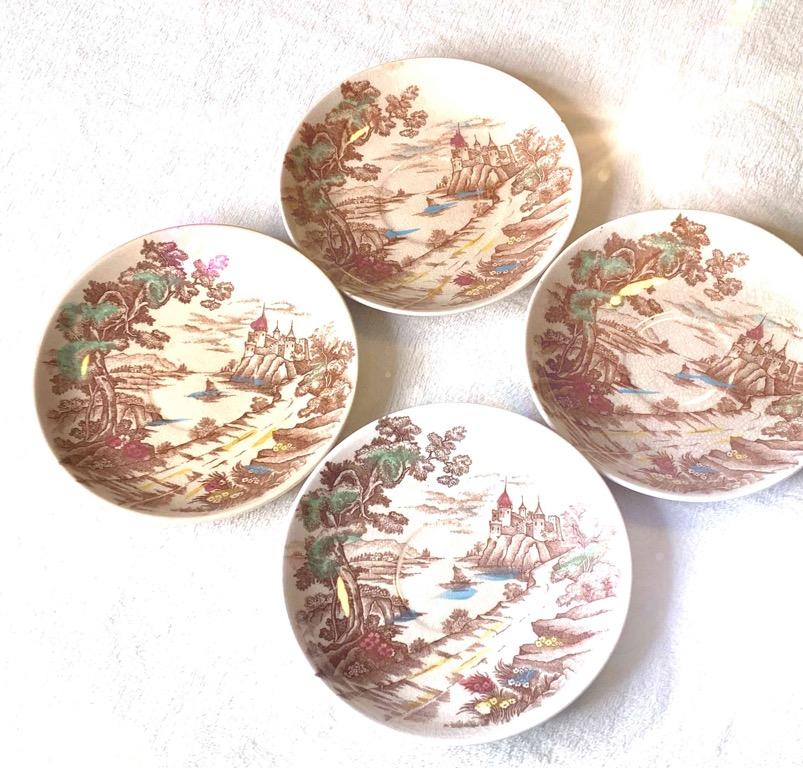 1940s Ucagco Japan Royal Vistas dessert plate, Hobbies & Toys