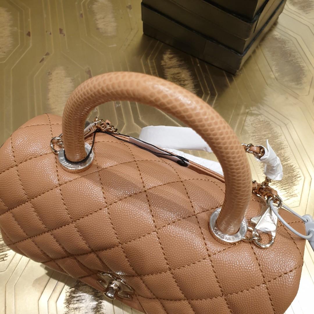 Chanel coco hotsell handle caramel
