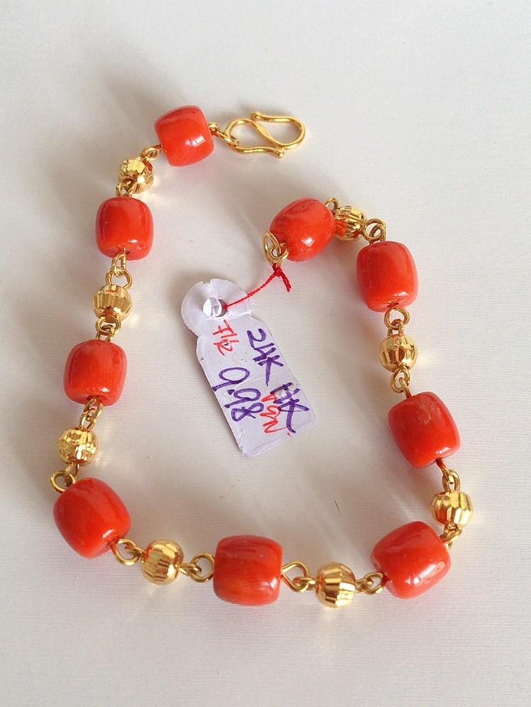 Gold coral clearance bracelets