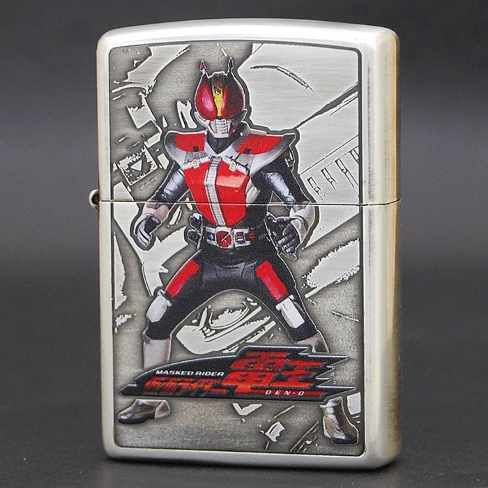 限定50個 全新平成幪面超人週年作品記念商品幪面超人den O 電王zippo火機 玩具 遊戲類 玩具 Carousell