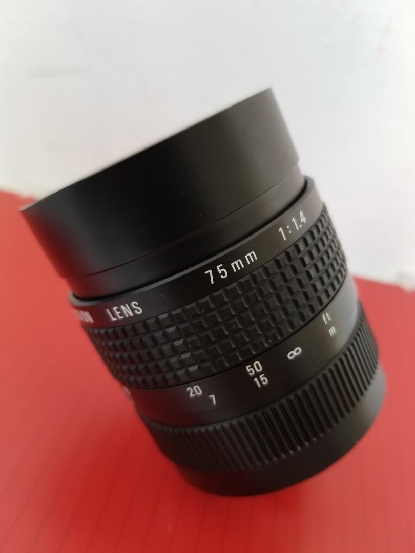 cosmicar 75mm f1.4 、 50mm f1.8 セット