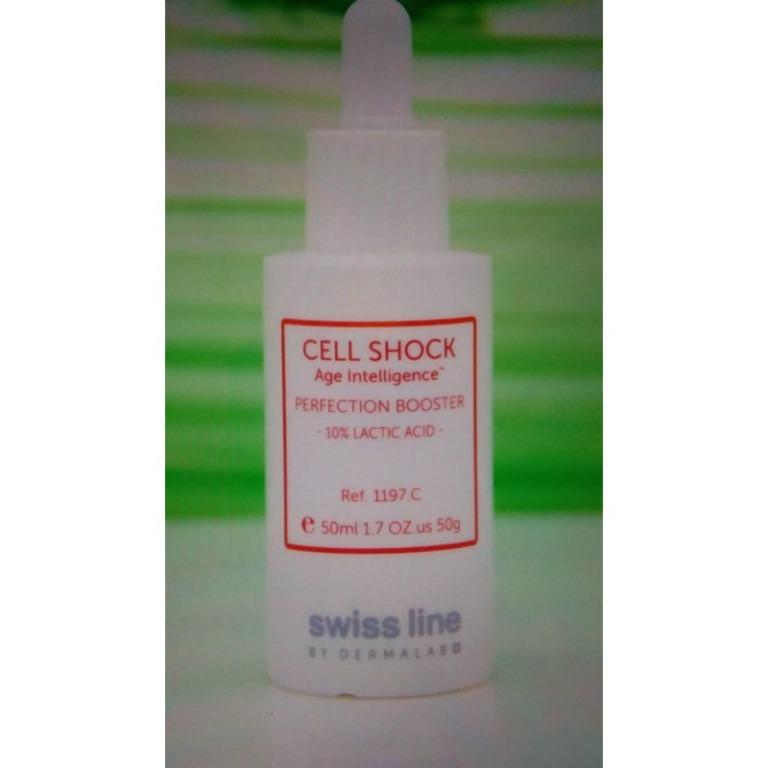 大支裝美容院裝swissline Swiss Line Cell Shock Cs Age Intelligence Perfection Booster 10 Lactic Acid 50ml 智慧型專效完美混合精華 乳酸10 1197c 美容 化妝品 皮膚護理
