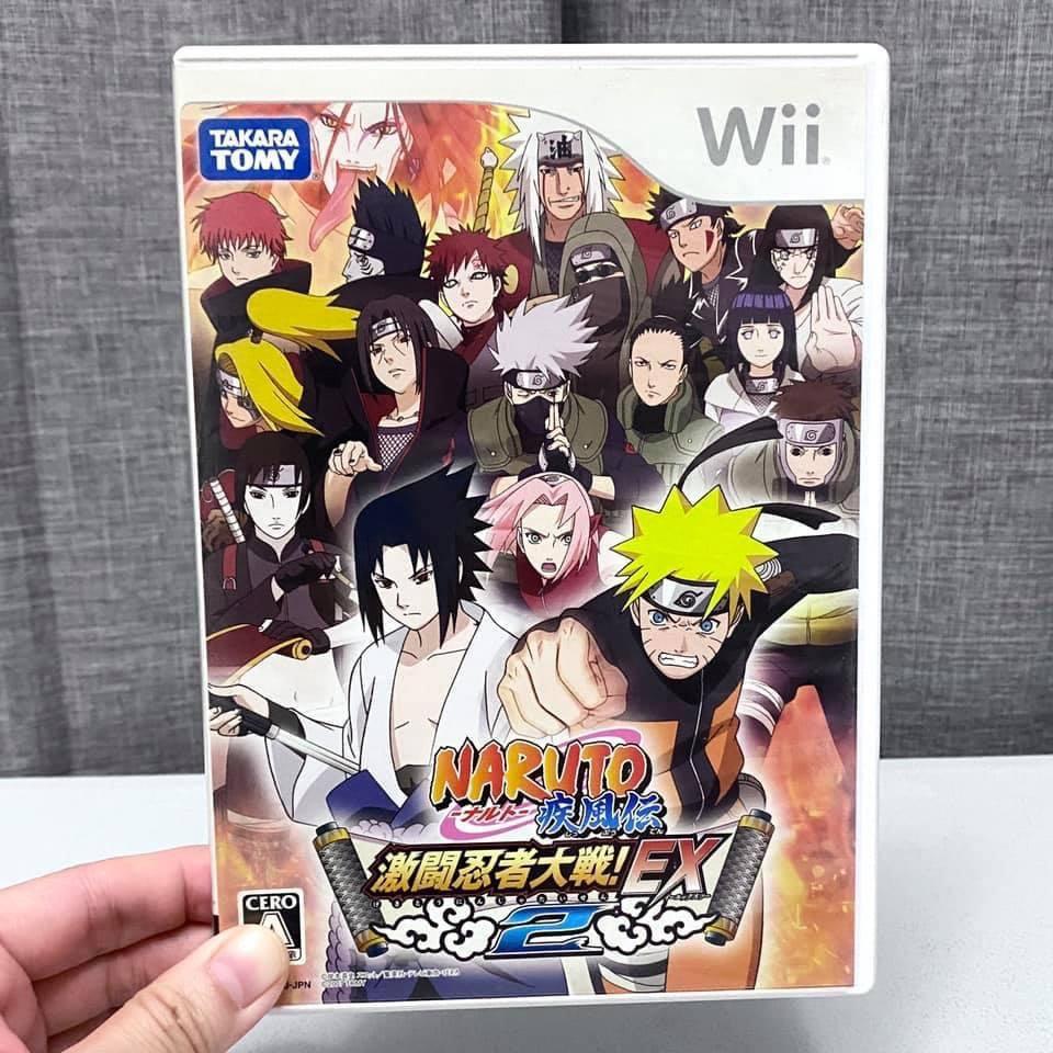 中古 原裝日版wii Game Naruto Ex2 火影忍者格鬥對戰遊戲支援四人同樂 遊戲機 遊戲機遊戲 Carousell