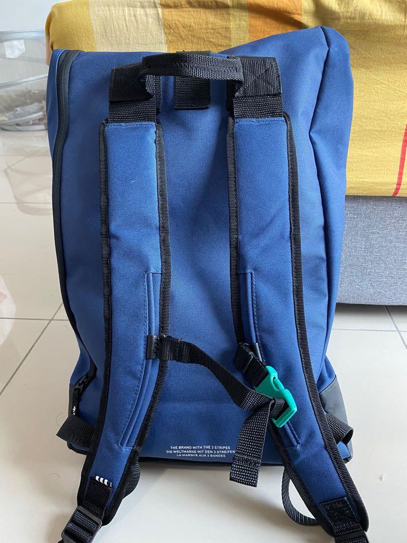 Adidas premium essentials rolltop backpack, Men's Fashion, Bags