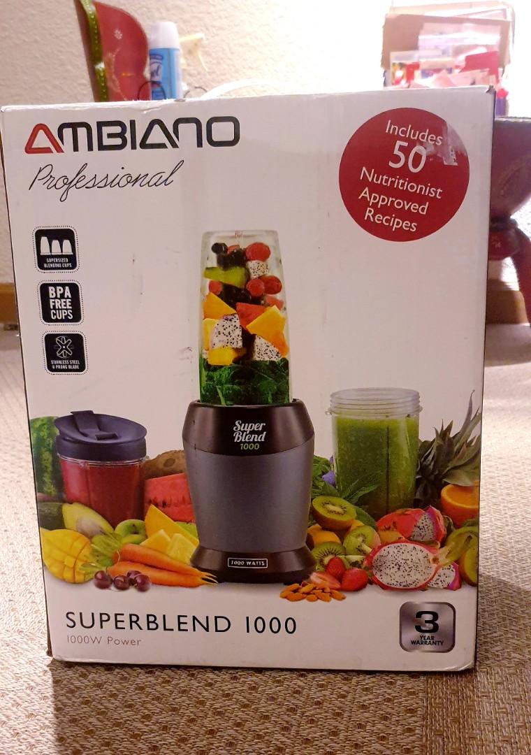 Ambiano Professional Superblend 1000 Nutribullet, TV & Home Appliances