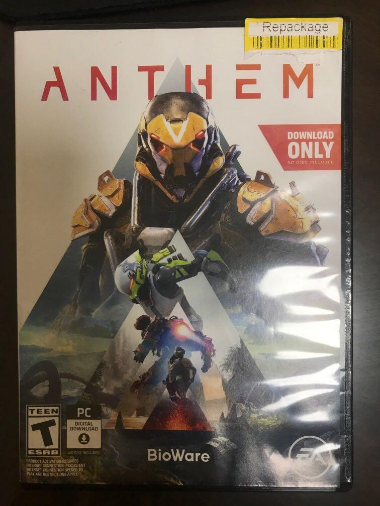 Anthem PC Game (Category: PlayStation) located in Santa Rosa. Submitted by bebs_11 (Listing ID 1068680303, Image 1). Description: .
