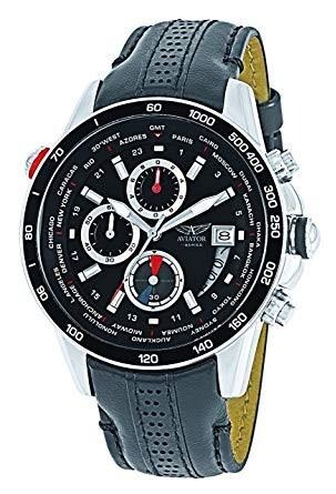 Aviator f series online world time tachymetre chronograph