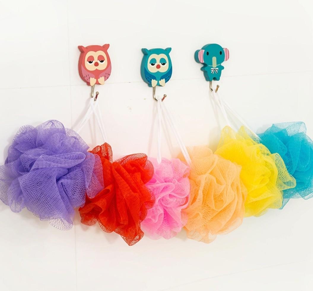 Bath Ball (Category: Bath) located in Singapore. Submitted by r2j_collections (Listing ID 1068635441, Image 4). Description: Material: Nylon Size: about 8cm in diameter quantity: 2 Product description: [ Random Color] [Mesh Loofah Bath Sponge] [Body Exfoliating Bath Shower Ball] [Useful Bathing Accessories] Product Category: Bath Flower Color: random/various colors Product Efficacy: Perfectly matched with shower gel and soap, it can create rich f