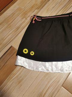 BN Black Skirt with String and Ancient Coin