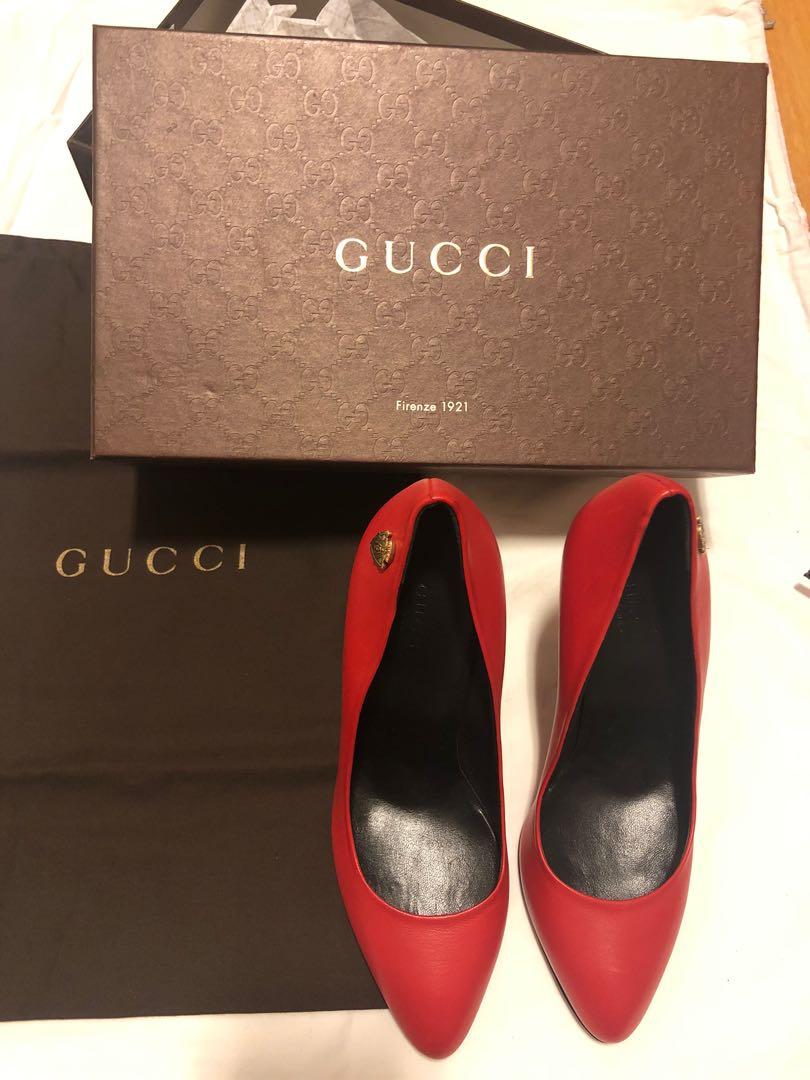 Red gucci heels store