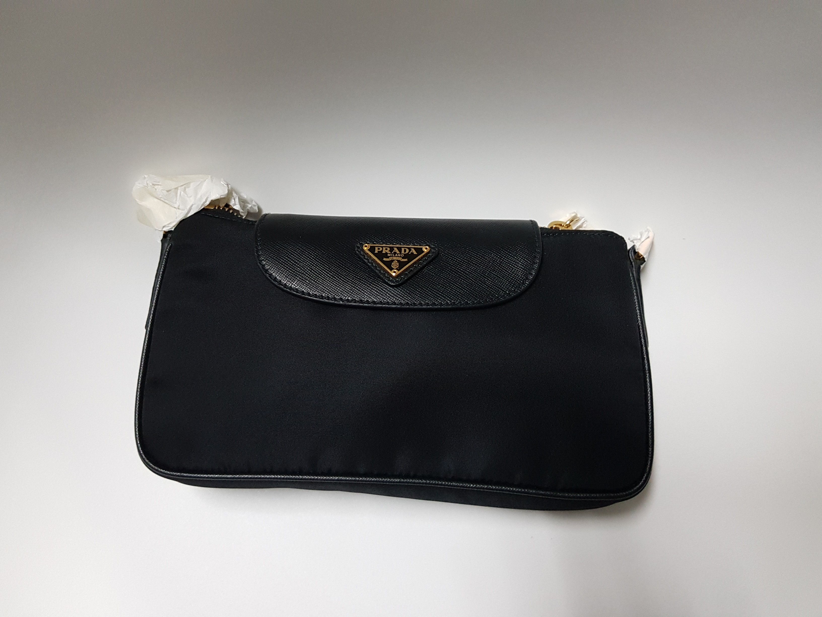 prada black sling bag