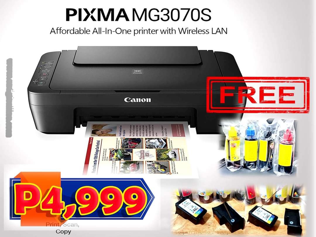 CANON PIXMA 4IN1 WIFI PRINTER WITH 