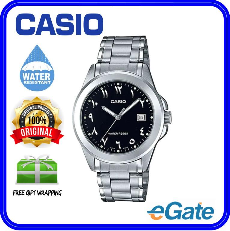 Casio MTP 1215A 1B3 Men Analog Date Functioning Arabic Numerals