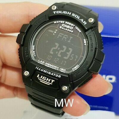 Casio Men's Solar-Powered Digital Sport Watch Black Resin WS220-1A - Best  Buy