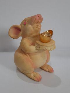 Ceramic Rat for Decoration