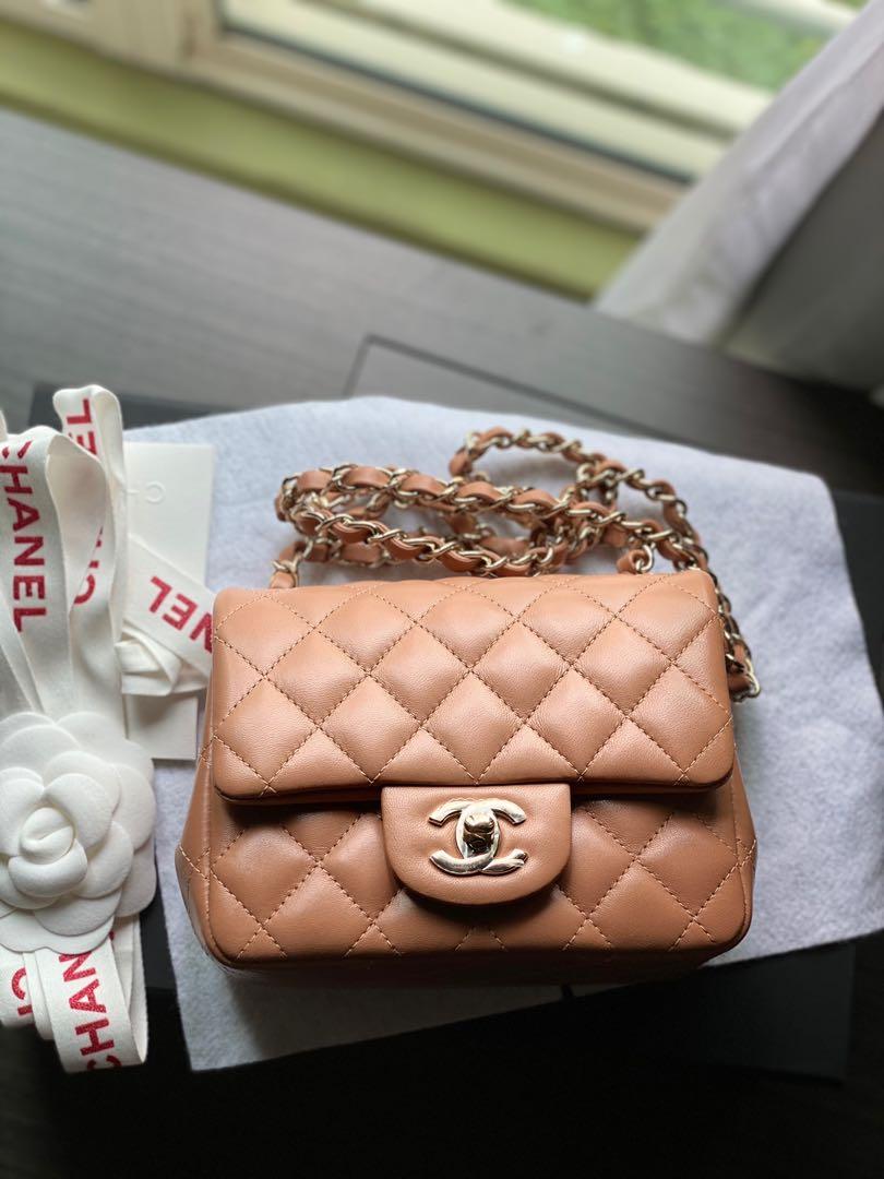 Chanel classic mini flap 21P, Luxury, Bags & Wallets on Carousell