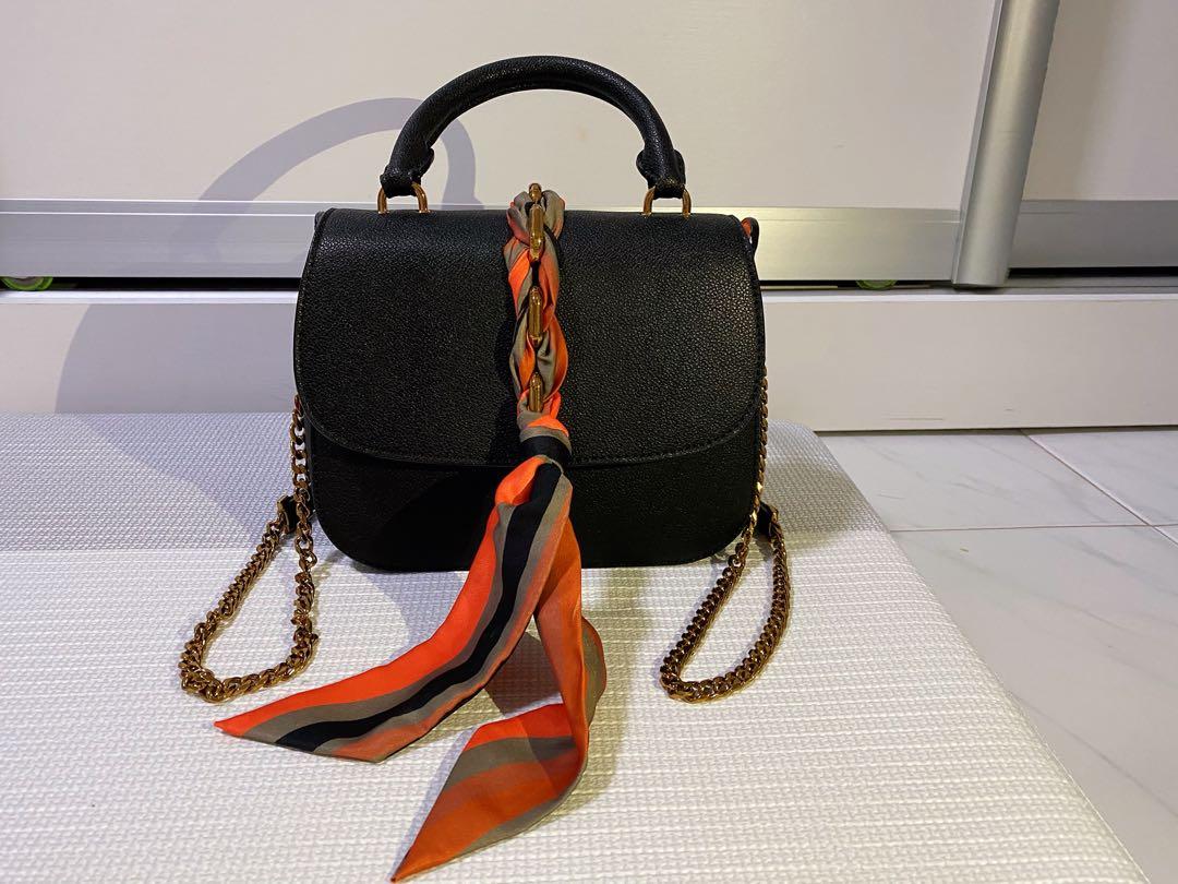 Charles and keith braided front flap bag store