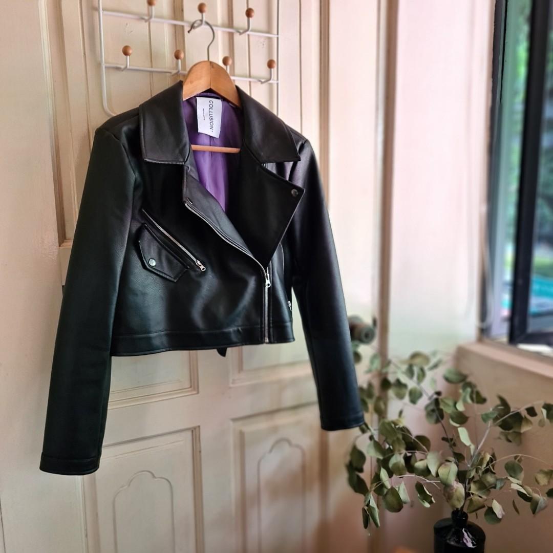 collusion leather jacket