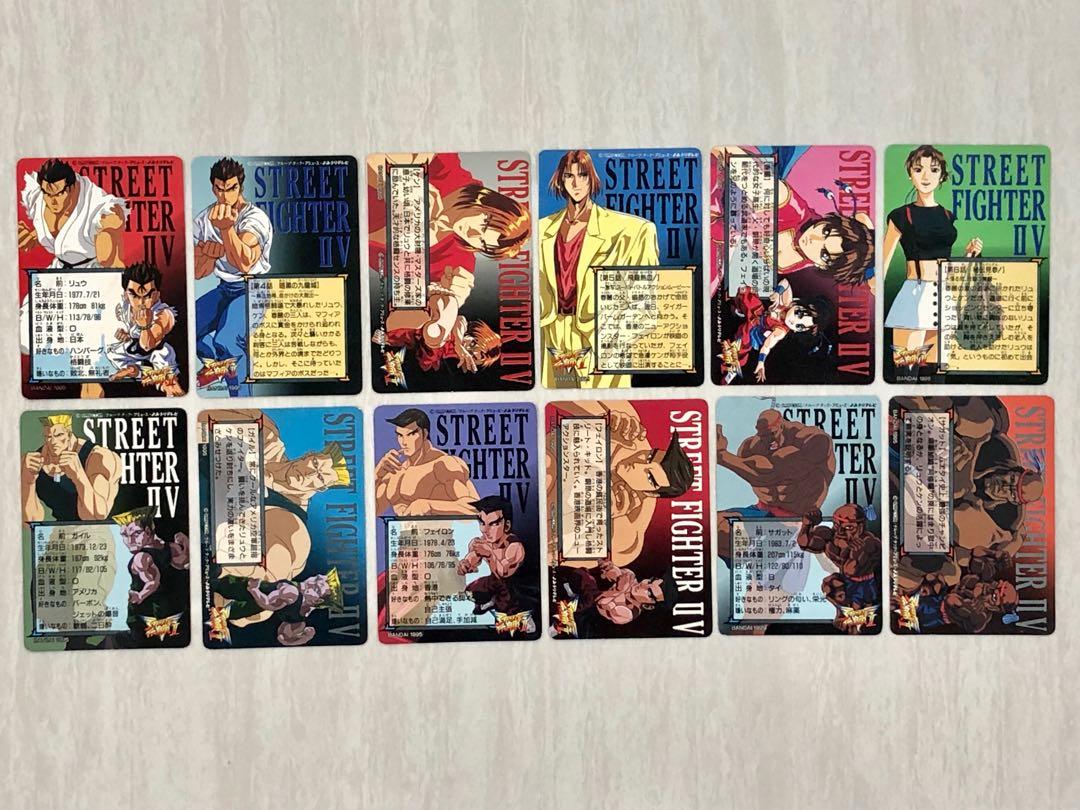 Guile VS Dhalsim Street Fighter 2 Carddass Card Game Japanese